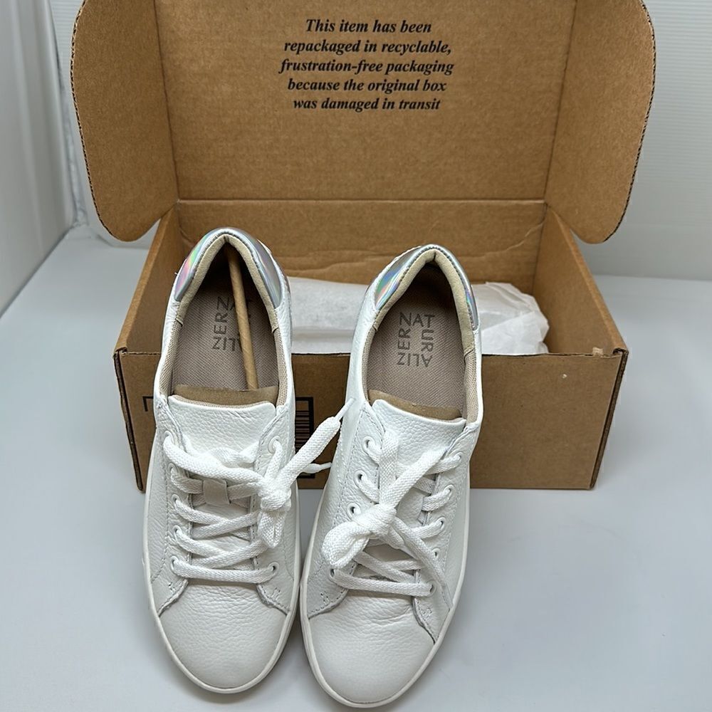 NATURALIZER MORRISON WOMENS SNEAKER WHITE SIZE 8W NEW IN BOX - Picture 7 of 12